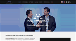 Desktop Screenshot of musicandmanagement.com